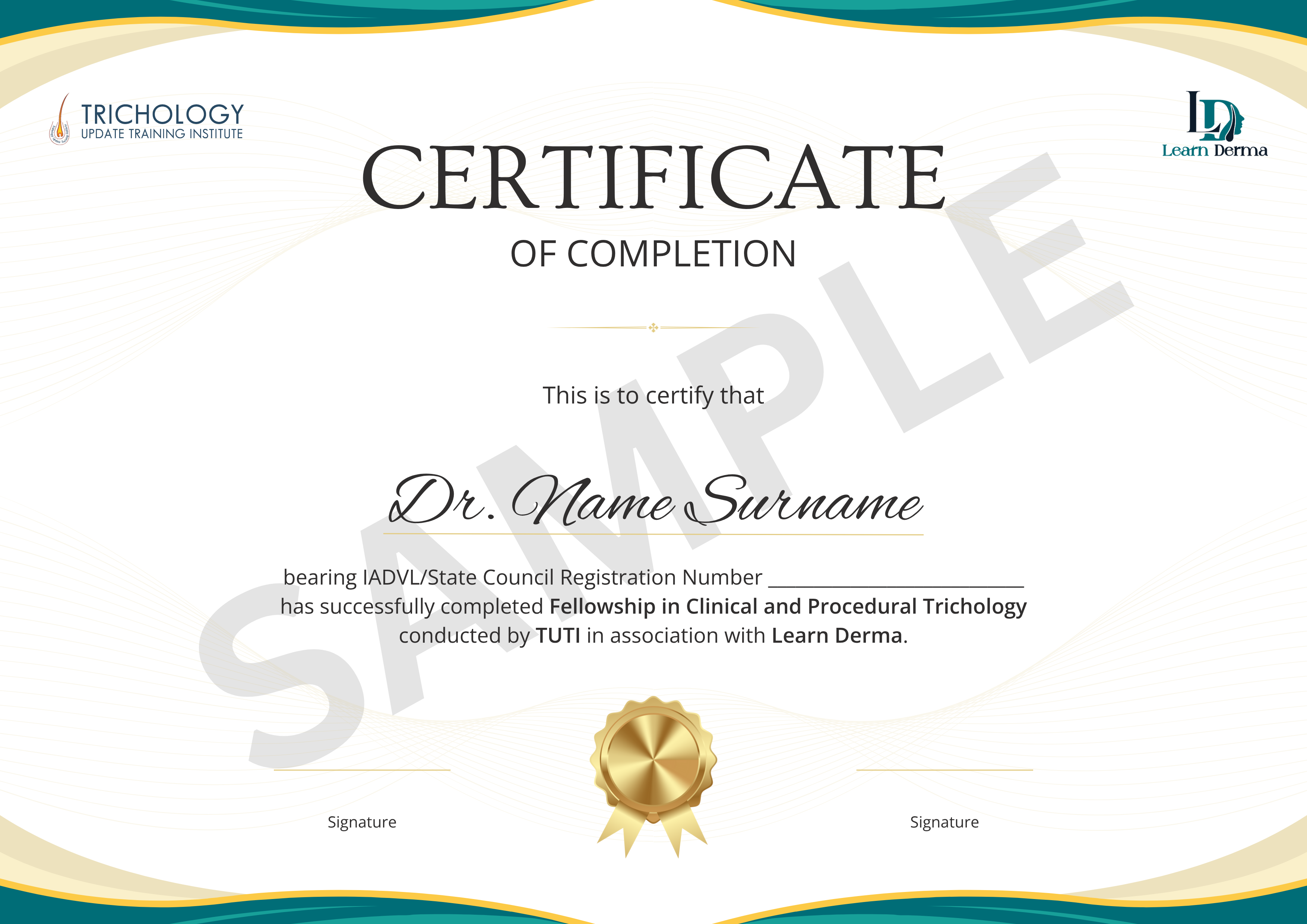 Trichology Fellowship Certification